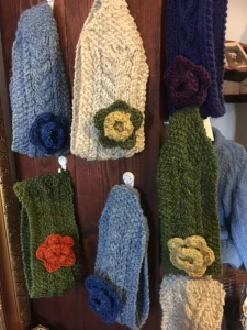 Aran wool headbands